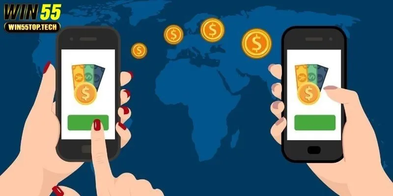 Điều kiện khi thực hiện giao dịch rút tiền WIN55