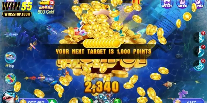 Các chiêu bắn cá đổi thưởng WIN55 siêu hay 